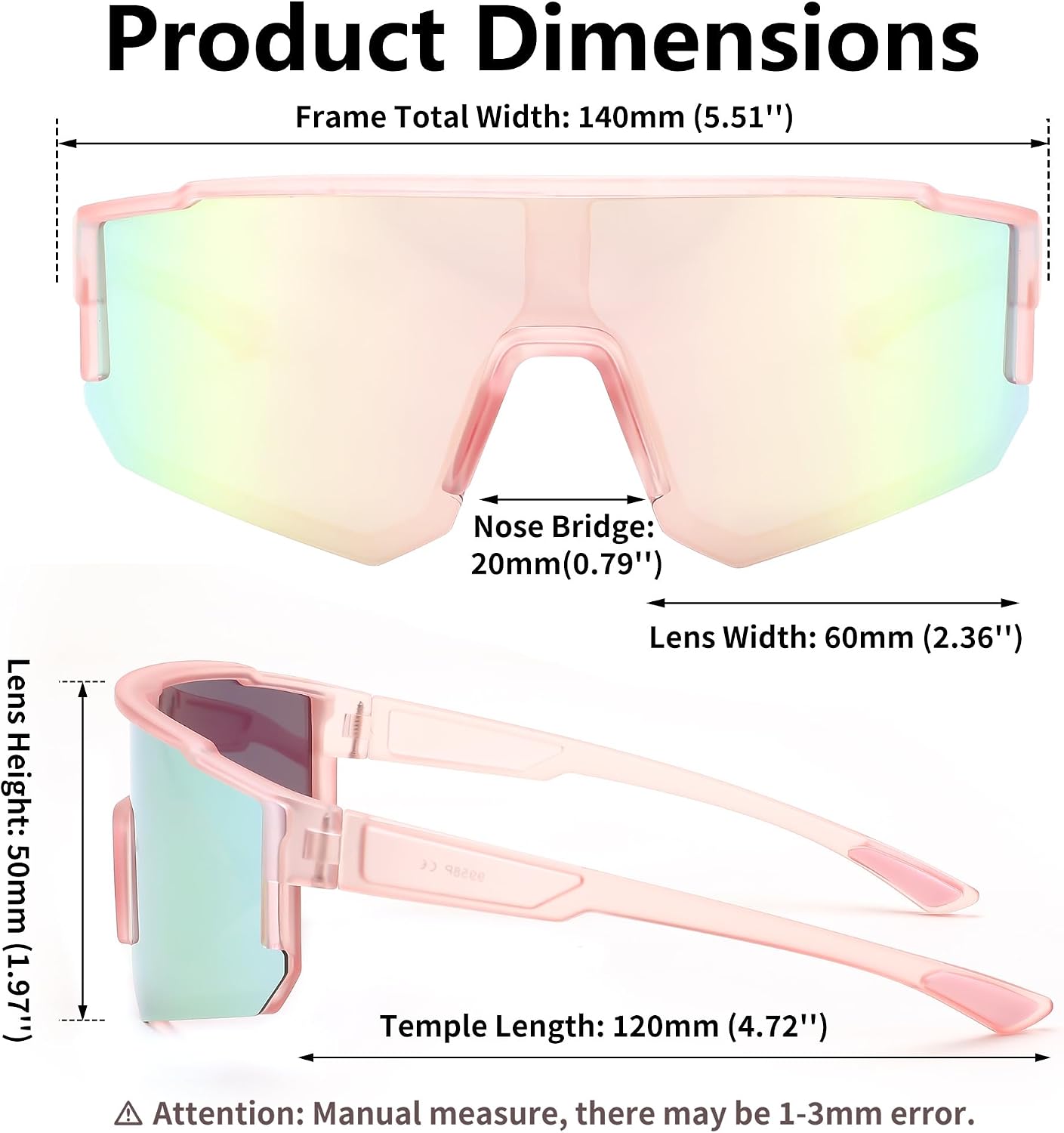 商品图片 14 | B0D95W5582 | FEISEDY Kids Sunglasses Youth Baseball Polarized Sunglasses Sports Lightweight TR90 Frame Boys Girls Cycling B0213
