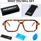 商品图片 13 | B0D3P82MGV | FEISEDY Blue Light Blocking Glasses, Aviator Frame Computer Reading/Gaming/TV/Phones Glasses for Women Men B0165