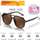 商品图片 35 | B0H71K72HH | FEISEDY Retro Aviator Sunglasses for Women Men 70s Square Sun Glasses B0281