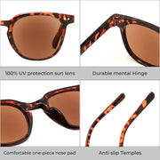 ÉÌƷͼƬ 24 | B0CSNK73XH | FEISEDY Round Reading Sunglasses for Men and Women Stylish Blue Light Blocking Readers B0113