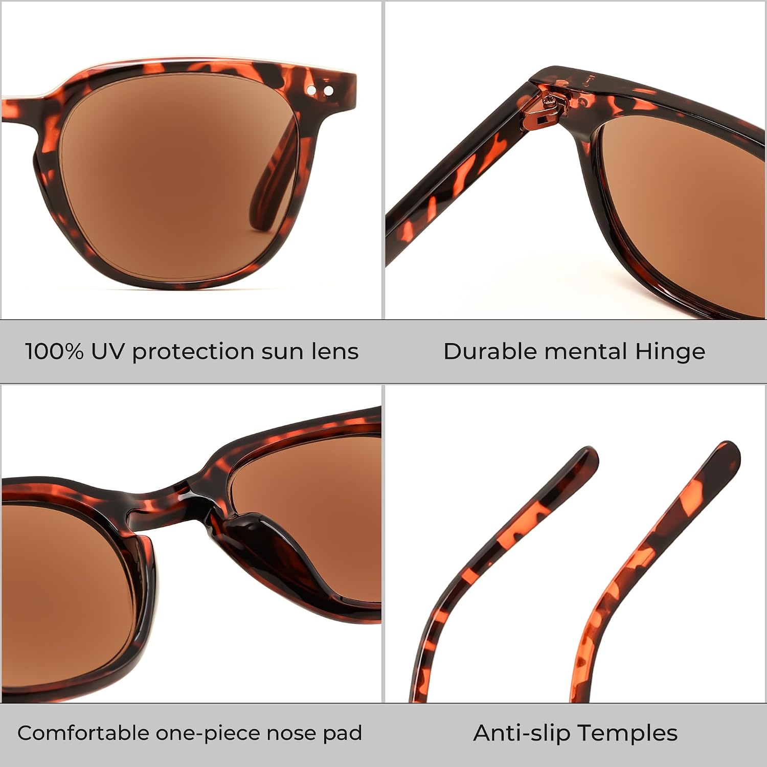 商品图片 24 | B0CSNK73XH | FEISEDY Round Reading Sunglasses for Men and Women Stylish Blue Light Blocking Readers B0113