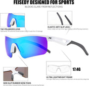 ÉÌƷͼƬ 30 | B07JZ18KMZ | FEISEDY Kids Polarized Sports Sunglasses, TR90 UV400 Baseball Cycling