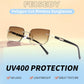 商品图片 85 | B0CY2Q4VW1 | FEISEDY Rimless Sunglasses Y2K Retro Small Narrow Rectangle Shades B2643