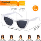 商品图片 20 | B0CYZG81R8 | FEISEDY Retro Cat Eye Sunglasses for Women UV400 Protection Small Vintage Chic Shades B0132