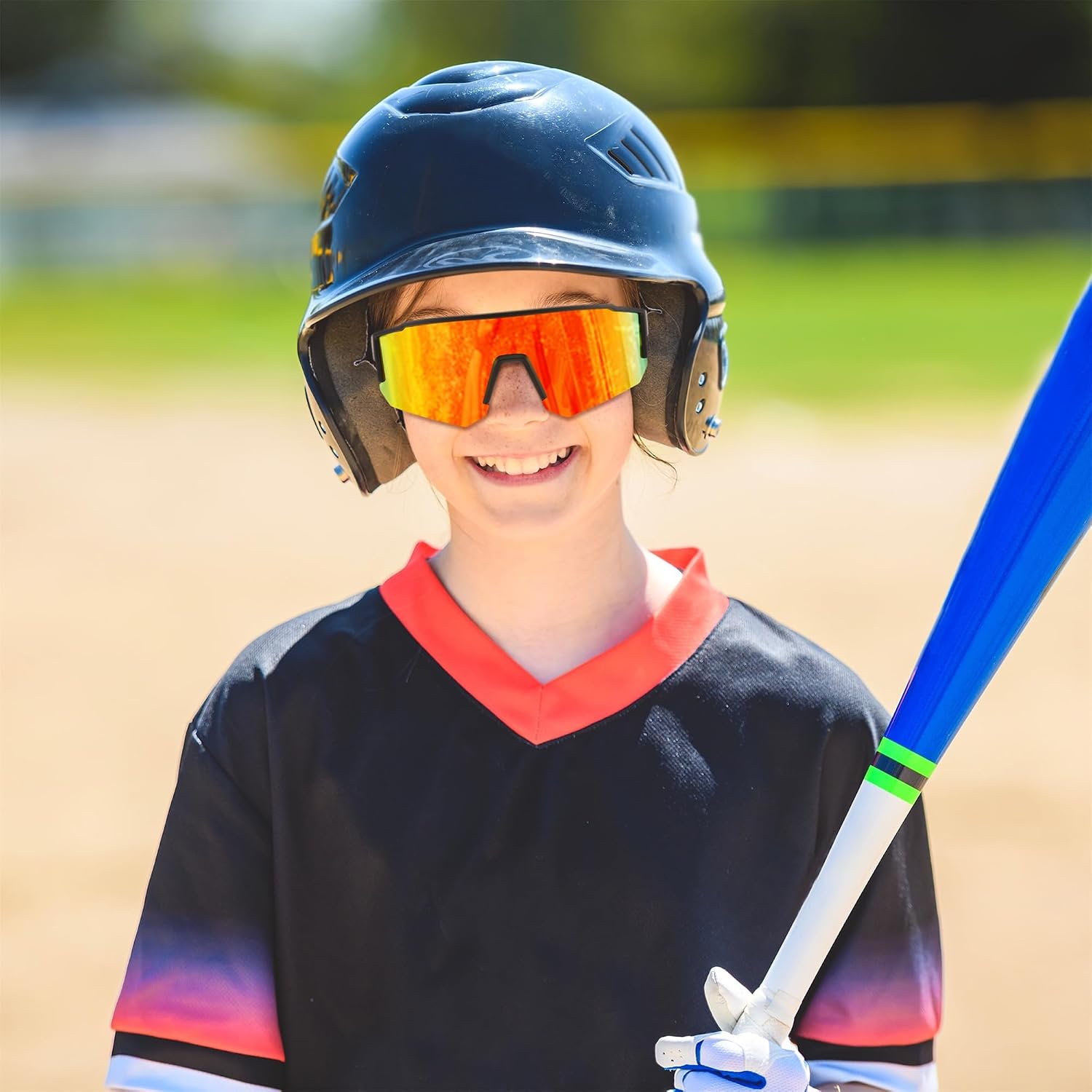 商品图片 23 | B0D95W5582 | FEISEDY Kids Sunglasses Youth Baseball Polarized Sunglasses Sports Lightweight TR90 Frame Boys Girls Cycling B0213