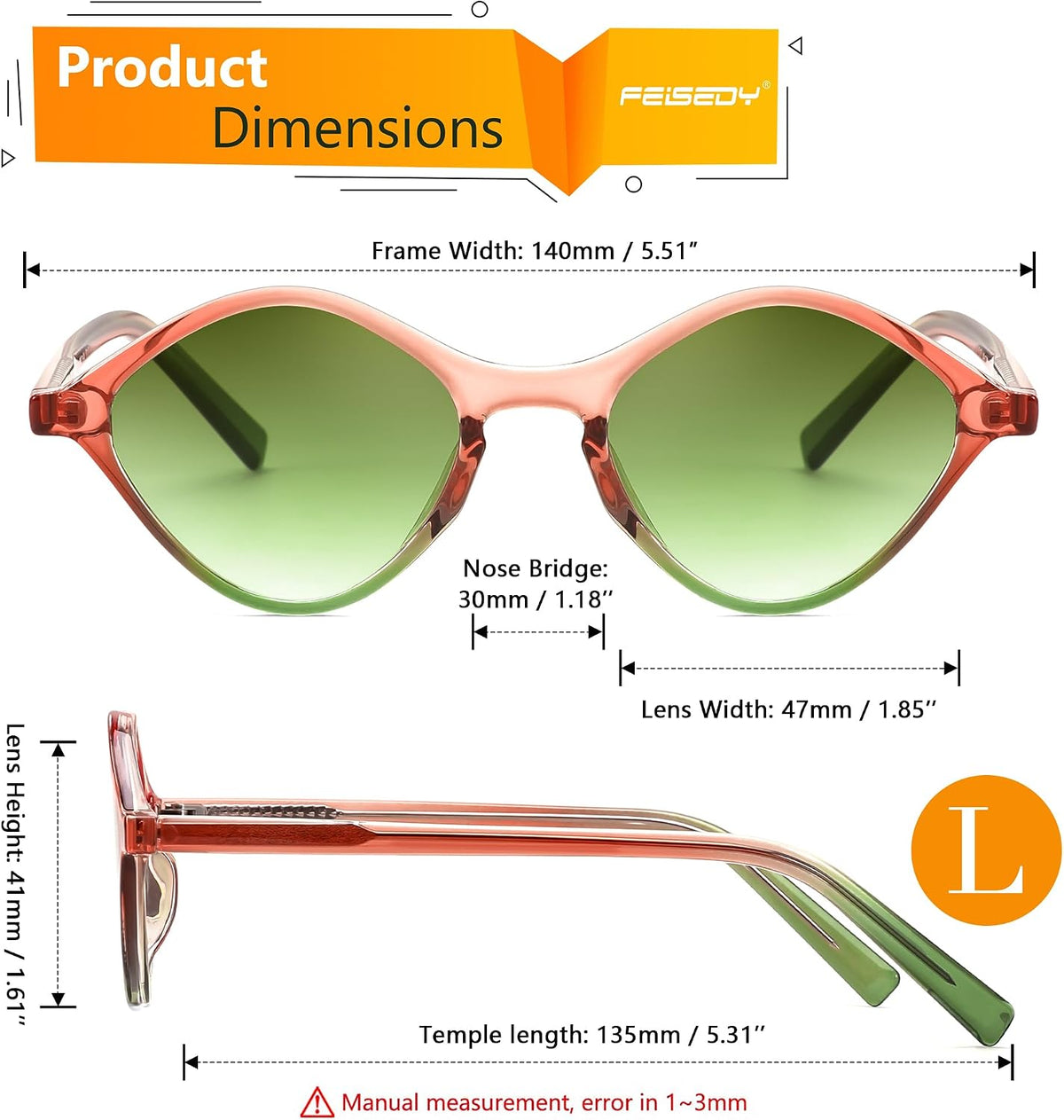 ÉÌƷͼƬ 32 | B0DJ6Y4Z5K | FEISEDY Sunglasses Womens Trendy Rectangle Retro Y2K Classic Sun Glasses Fashion Square UV400 Protection B0235