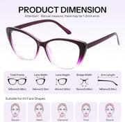 ÉÌƷͼƬ 5 | B0G8D97VW9 | FEISEDY 3 Pack Cat Eye Reading Glasses Blue Light Blocking Women/Men B0374
