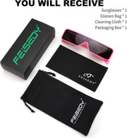 ÉÌƷͼƬ 6 | B0CSSKCR8W | FEISEDY Rectangle Sunglasses for Women Men Fashion Slim Futuristic Sunglasses Small Y2K Stylish Shades B0121