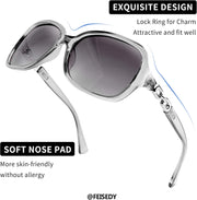 ÉÌƷͼƬ 57 | B08LPZDDKZ | FEISEDY Womens Polarized Sunglasses Square Wraparound Shades UV400 Mirrored Trendy Sun Glasses for Women B2526