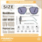 商品图片 19 | B0FQ4Y7FV6 | FEISEDY Polarized Aviator Sunglasses for Women Men Square TAC Lens B0329