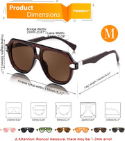 ÉÌƷͼƬ 28 | B0CDGNN3ZN | FEISEDY Vintage 70s Aviator Sunglasses Men Women Classic Retro Trendy Large Frame UV400 Sun Glasses B0030