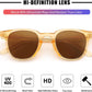 商品图片 36 | B0CCPBD9GS | FEISEDY Classic Polarized Sunglasses Retro Round Sunglasses for Women Men Trendy Shades B0002