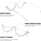 商品图片 11 | B0BK84HWH8 | FEISEDY Women Blue Light Blocking Glasses Fashion Half Frame Cat Eye Glasses Inlaid Diamond Anti Eyestrain B2995