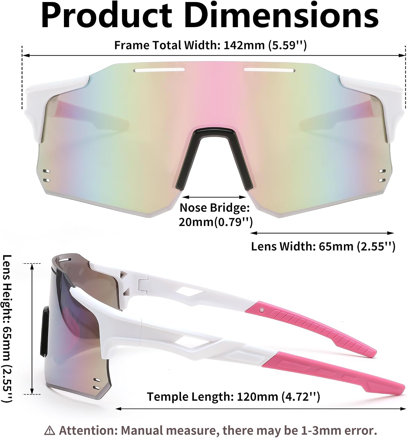 商品图片 21 | B0DB5PJ1BJ | FEISEDY Cycling Glasses Sports Sunglasses for Men Women, Youth Kids Baseball Softball Running Sunglasses B0223