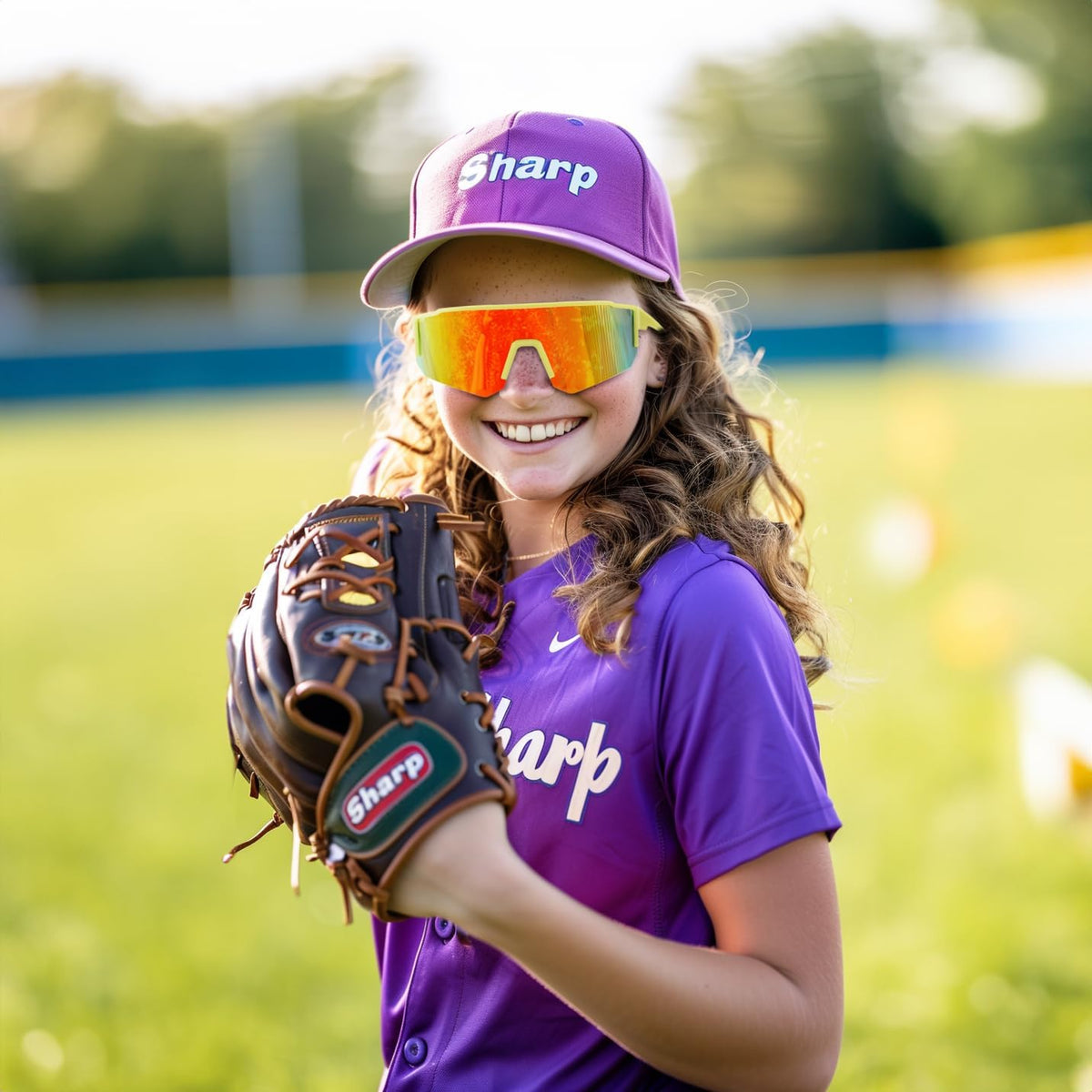 ÉÌƷͼƬ 37 | B0D95W5582 | FEISEDY Kids Sunglasses Youth Baseball Polarized Sunglasses Sports Lightweight TR90 Frame Boys Girls Cycling B0213