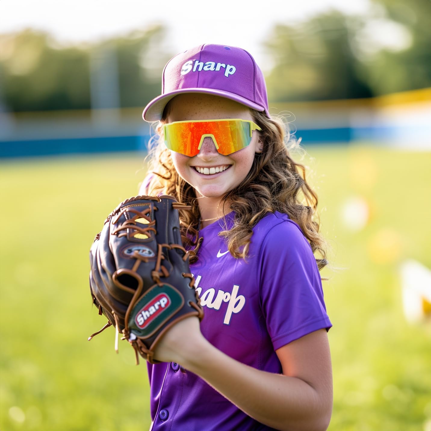 商品图片 37 | B0D95W5582 | FEISEDY Kids Sunglasses Youth Baseball Polarized Sunglasses Sports Lightweight TR90 Frame Boys Girls Cycling B0213