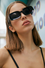 ÉÌƷͼƬ 27 | B0B12FXZW5 | FEISEDY Rectangle Sunglasses for Women Men Retro Y2k 90s Thick Frame Chunky Square Sunglasses UV400 Protection B2307