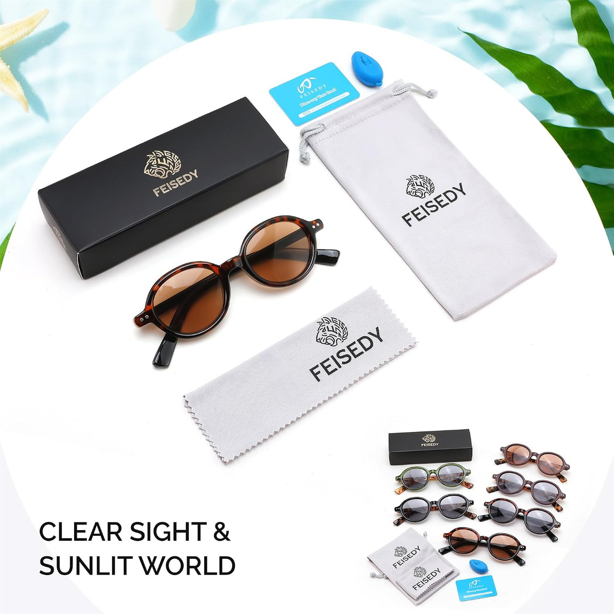 ÉÌƷͼƬ 14 | B0GYW69THN | FEISEDY Reading Glasses for Women Men Retro Oval Reader Sunglasses B1379