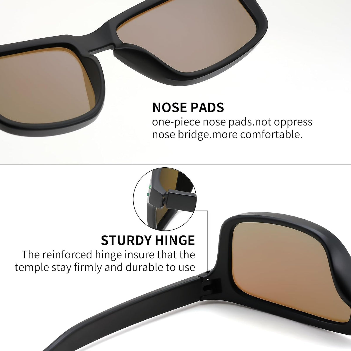 ÉÌƷͼƬ 11 | B0F8HGGZ7R | FEISEDY Polarized Sunglasses for Men Women Sports Driving Fishing Hiking Glasses UV400 Protection B0080