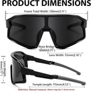 ÉÌƷͼƬ 6 | B0D73JNPNN | FEISEDY Kids Sunglasses Polarized Youth Baseball Sunglasses Sports Cycling Glasses for Boys Girls Age 4-8 B0183
