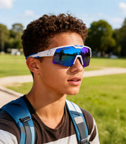 ÉÌƷͼƬ 10 | B0D78P6WRV | FEISEDY Kids Teens Baseball Polarized Sunglasses Sports Cycling Glasses for Youth Boys Girls Age 8-16 B0157