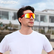 ÉÌƷͼƬ 2 | B0CVWYCSZS | FEISEDY Sports Sunglasses for Men Women Baseball Cycling Running Driving Glasses UV400 B0088