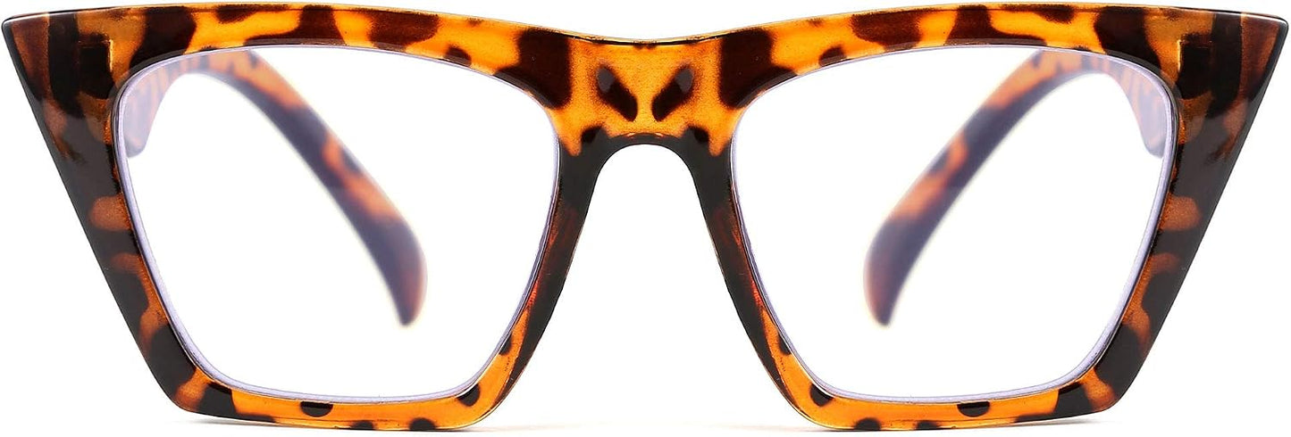 商品图片 11 | B08VNQPH3Y | FEISEDY Square Cat Eye Reading Glasses Blue Light Blocking Women Fashion Cateye Reader Anti Glare Digital Eyestrain B2604