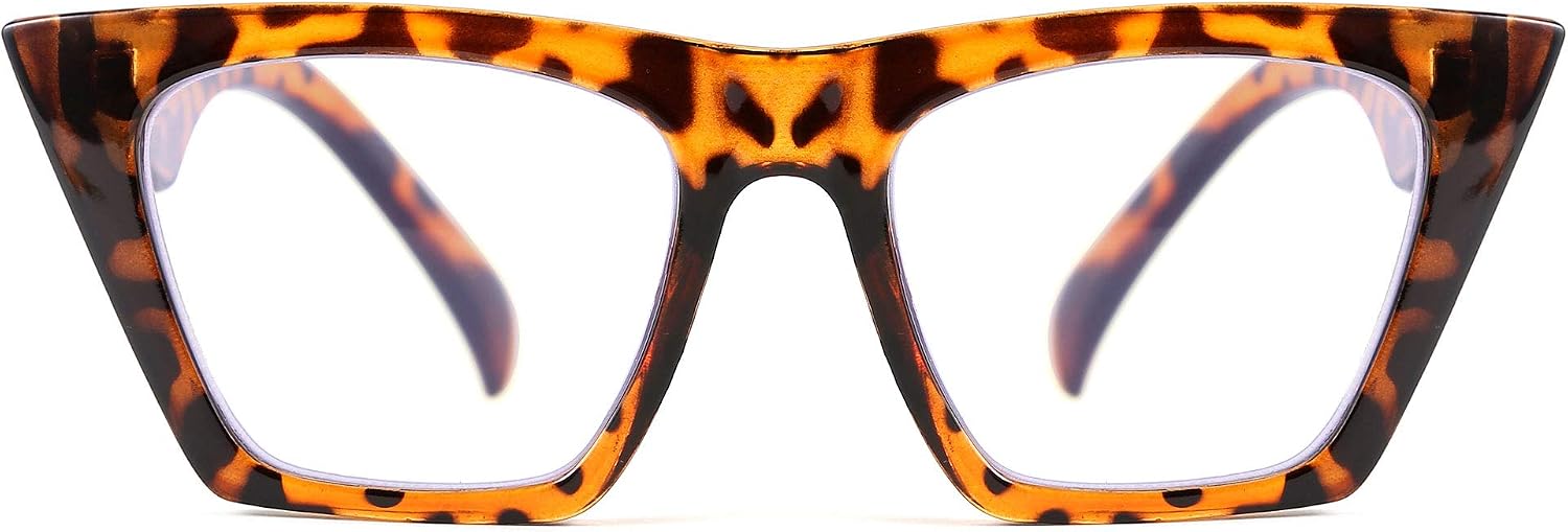 商品图片 11 | B08VNQPH3Y | FEISEDY Square Cat Eye Reading Glasses Blue Light Blocking Women Fashion Cateye Reader Anti Glare Digital Eyestrain B2604