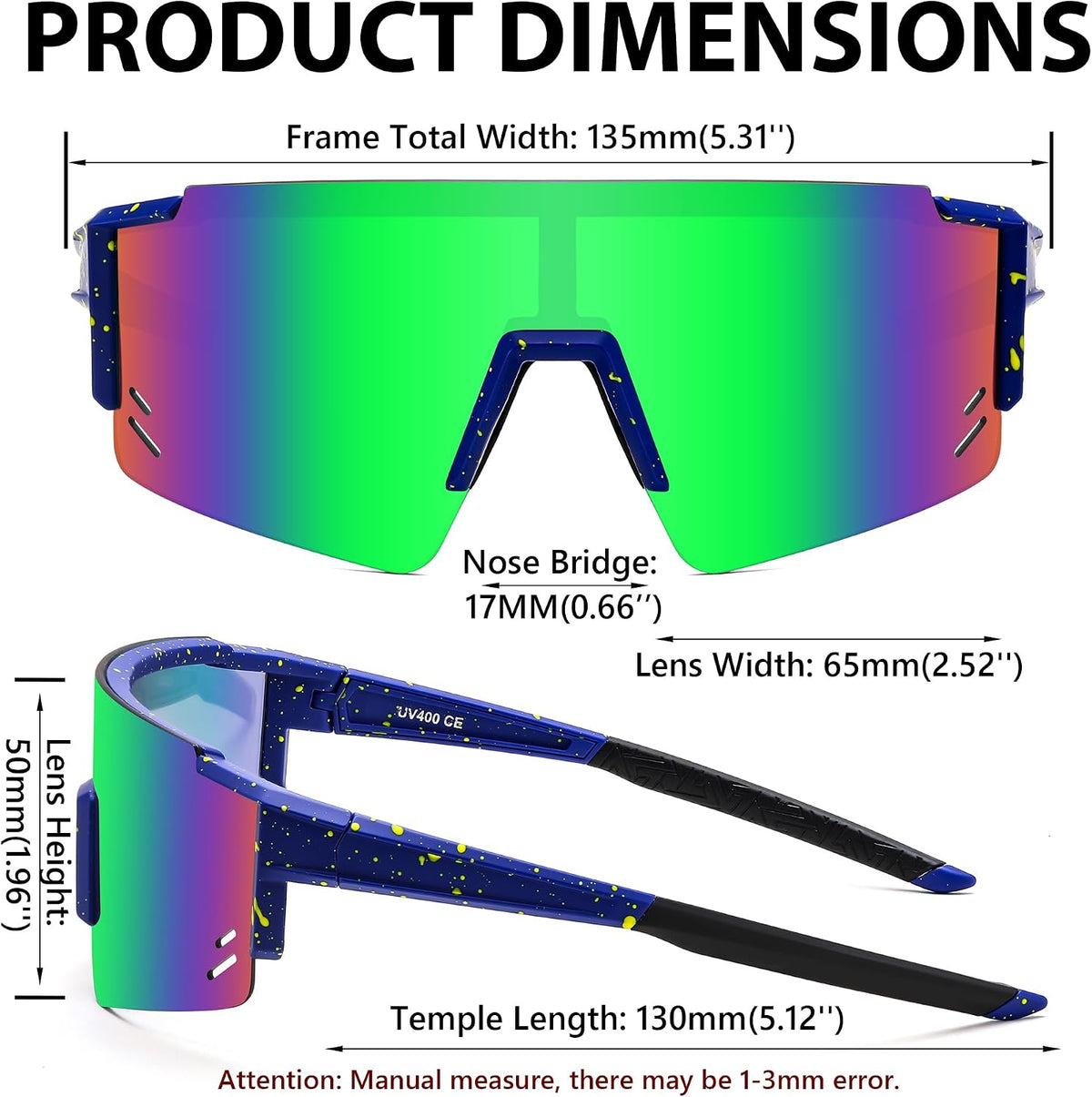 ÉÌƷͼƬ 22 | B0CCJ9N8C5 | FEISEDY Kids Sports Sunglasses UV400 for Youth, Ages 8-16 B0048
