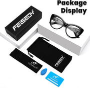 商品图片 7 | B0DFPWRH8W | FEISEDY Cat-Eye Blue Light Reading Glasses for Women Thick Fashion Anti- Glare Digital Eyestrain Readers B0230