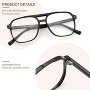 ÉÌƷͼƬ 13 | B0FWXP2WB7 | FEISEDY Fashion Aviator Blue Light Reading Glasses for Woman Men B0318