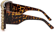 ÉÌƷͼƬ 3 | B09YHJ846J | FEISEDY Square Diamond Sunglasses for Women Retro Fashion Shiny Rhinestone Sun Glasses B2916