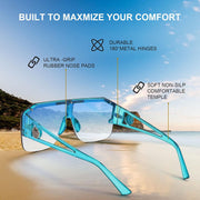 ÉÌƷͼƬ 61 | B09L4V27YS | FEISEDY Square Oversized Sunglasses for Men Women Flat Top B2765