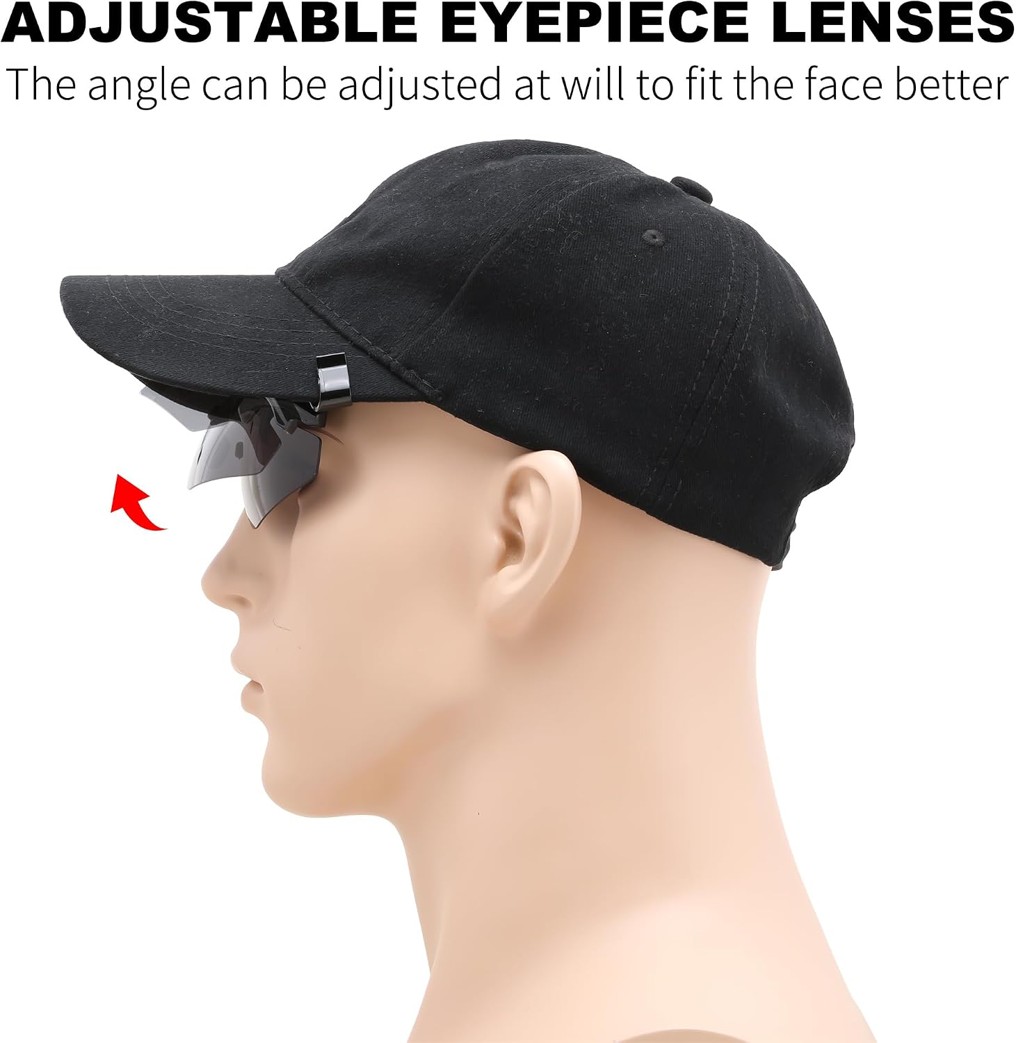商品图片 3 | B0FZT6Y4FL | FEISEDY Polarized Clip On Sunglasses,Clip Cap Sports Sunglasses,UV400 Sunglasses for Mens Womens Fishing Cycling Hiking B0356