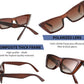 商品图片 3 | B08TM3J1R9 | FEISEDY Small Cateye Square Polarized Sunglasses Women Classic Thick Rectangle Frame UV400 Sun Glasses B2736