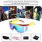 商品图片 77 | B096SD9GGG | FEISEDY Oversized Mirror Shield Sport 80s Sunglasses Ski Goggles Flat Top One Piece Futuristic Visor Women Men B2522