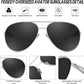 商品图片 26 | B0FKML2SSC | FEISEDY Oversized Aviator Sunglasses Women Men - Retro Gold Metal Chunky Frame, UV400 for Driving & Daily Wear B0311