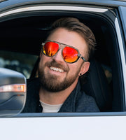 ÉÌƷͼƬ 25 | B0CT8R8S1H | FEISEDY Steampunk with Side Shields Aviator Sunglasses for Men Women 80s Retro Flat Top Oversized Polarized Shades B0096