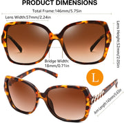 ÉÌƷͼƬ 19 | B0H8N95LQC | FEISEDY Retro Polarized Sunglasses for Women Chunky Square Frame B0464