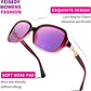 商品图片 29 | B08LPZDDKZ | FEISEDY Womens Polarized Sunglasses Square Wraparound Shades UV400 Mirrored Trendy Sun Glasses for Women B2526