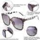 商品图片 37 | B0871BKMTN | FEISEDY Oversized Polarized Sunglasses - UV400 Protection, Square Fashion Sun Glasses for Outdoor & Daily B2600