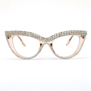ÉÌƷͼƬ 32 | B0BLH5NHK8 | FEISEDY Diamond Blue Light Blocking Glasses Cat Eye Rhinestone Women Oversized Anti Eyestrain Computer Glasses Frame B2358