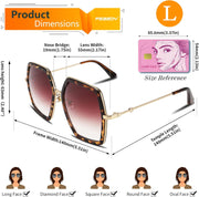 ÉÌƷͼƬ 18 | B08C7TTTDN | FEISEDY Women Large Hexagon Inspired Sunglasses Fashion Irregular Design Style Geometric B2503