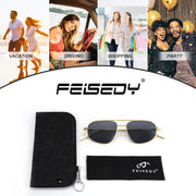 ÉÌƷͼƬ 15 | B09XDVK9DG | FEISEDY Retro Trendy Aviator Sunglasses Women Men 90s Small Vintage Glasses Stylish Gold Metal Oval Sunglasses B2906