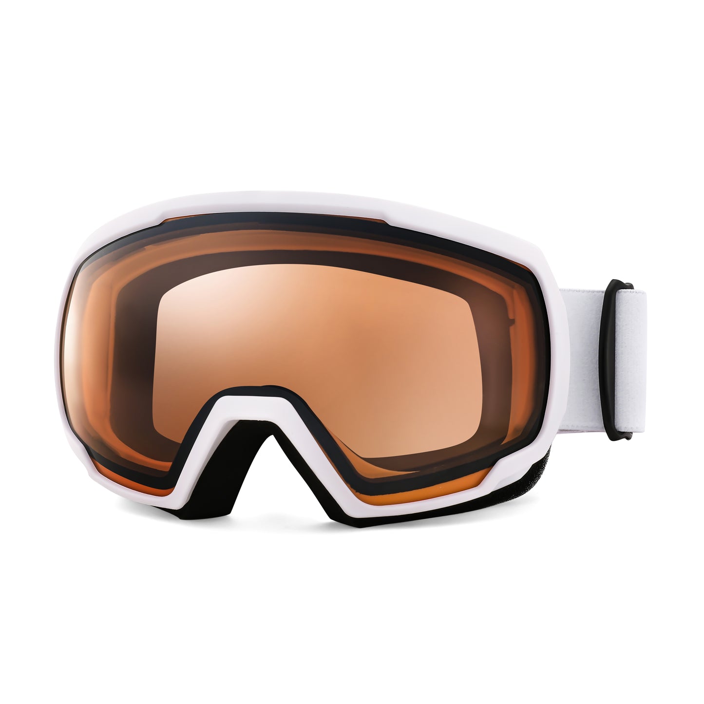 FEISEDY Goggles OTG - Over Glasses Motorcycle/Ski/Snowmobile Goggles for Men Women & Youth - 100% UV Protection B2960