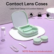 商品图片 3 | B0CND2TZC4 | FEISEDY Portable Cute Contact Lens Case Remover Tool With Mirror Tweezers Kit for Women and Girl B0081