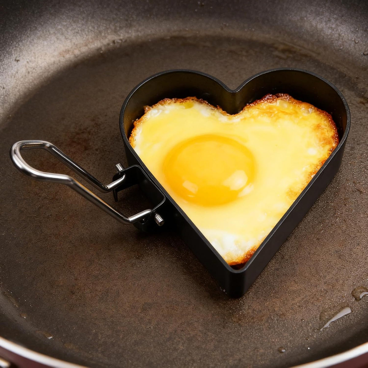 商品图片 5 | B0DY7MF9Q7 | 2PCS Nonstick Egg Rings, Round Crumpet Ring Mold Shaper for Breakfast Sandwich Burger