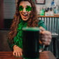 商品图片 14 | B0BX63CDKK | FEISEDY St. Patrick's Day Irish Shamrock Sunglasses Lucky Green Leprechaun Costume Eyeglasses for Women Men B2369