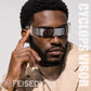 商品图片 44 | B08THY8CBQ | FEISEDY 80s Futuristic Cyclops Cyber Visor Sunglasses Men Women Punk Style Cosplay B2740
