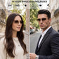 商品图片 84 | B0CY2Q4VW1 | FEISEDY Rimless Sunglasses Y2K Retro Small Narrow Rectangle Shades B2643